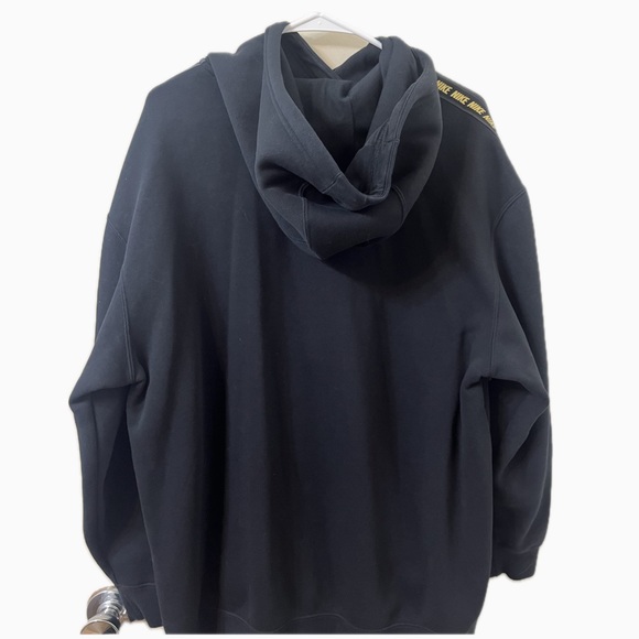 Black/Gold Nike Pullover Hoodie worn once - Picture 2 of 5